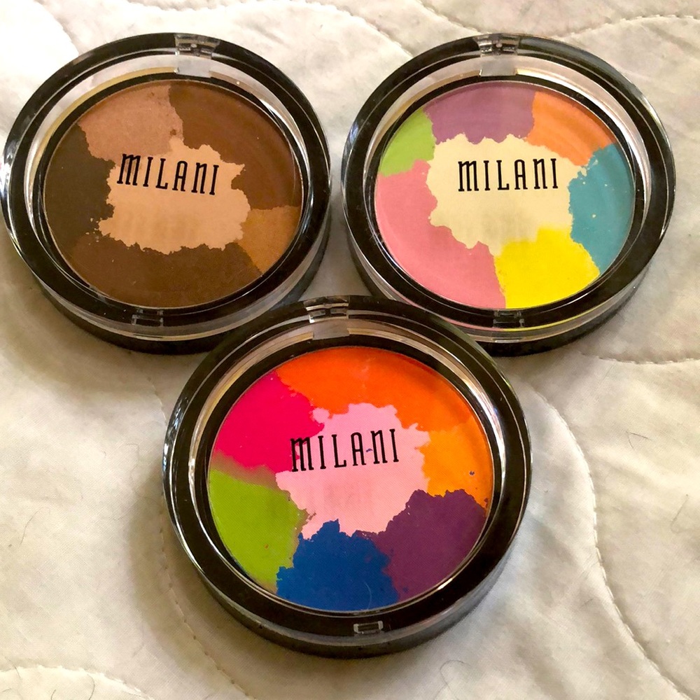 Milani Powder and Paint Eyeshadow Palette Bundle